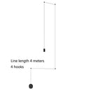 GobekUsa Black Minimalist LED Wall Lamp for Bedroom and Living Room