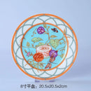 GobekUsa Bone China Dinnerware Set: Plate, Tea Cup, Saucer, Tray, Coffeeware, Kitchen dining