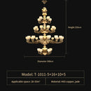 GobekUsa Jade Chandelier: Stylish Chinese Zen Living Room Lamp for Duplex Building by Guangdong Zhongshan