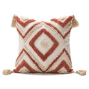 GobekUsa Geometric Embroidery Boho Cushion Cover Sofa Decorative Pillowcase Canvas Cotton