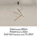 GobekUsa LED Chandelier: Modern Luster Lighting for Stair Hall Bedroom Room Duplex Building