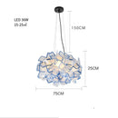 GobekUsa Clizia LED Chandelier - New Design Acrylic Suspended Bedroom Cafe Lights
