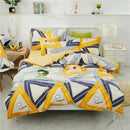 GobekUsa Cartoon Printed Bedding Set: Bed Sheet, Duvet Cover, Pillowcases