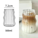 GobekUsa Gourd Shape Glass Cup Set for Coffee, Whiskey, Wine, Yogurt - 300/520ml