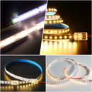 GobekUsa 2-Pin COB LED Strip Connectors for 2835 5050 SMD Tape Light, 90° Angle Fixed Clip