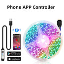 GobekUsa Bluetooth RGB 5050 LED Strip Lights with USB Phone APP Control