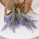 GobekUsa Lavender Wedding Wreath Artificial Flowers Home Decor Craft Fake Plants