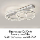 GobekUsa LED Ring Chandelier with Remote Control - Modern Ceiling Lamp for Home Décor