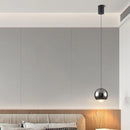 GobekUsa LED Chandelier for Bedroom Kitchen Study Chrome Gold Modern Pendant Light