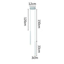GobekUsa LED Minimalist Pendant Lamp - Black/White for Bedroom, Dining, Coffee Shop Lighting
