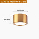 GobekUsa Antique Gold LED Ceiling Downlights for Retro Home Lighting