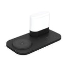 GobekUsa LED Wireless Charging Night Light with 3 Colors, USB Bedside Lamp