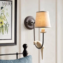 GobekUsa Bird Decor Antique Wall Lamp for Bedroom Living Room Kitchen