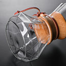 GobekUsa Diamond Glass Hand Brew Coffee Maker Pot for Espresso Drip Cup Brewing