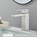GobekUsa Gold Stainless Steel Bathroom Basin Faucet Mixer Deck Mounted