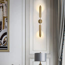 GobekUsa Gold LED Copper Wall Lamp Sconce for Living Dining Bedroom