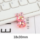 GobekUsa Kawaii Rabbit Resin Cabochon for Scrapbooking and DIY Crafts