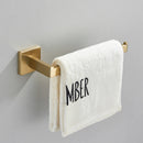 GobekUsa Brushed Gold Bathroom Set: Towel Bar, Robe Hook, Shelf, Tissue Holder & Accessories