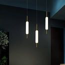 GobekUsa Glass LED Pendant Chandelier for Bedroom Living Room Lighting