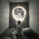 GobekUsa Creative Moon Earth LED Wall Lamp for Modern Living Spaces