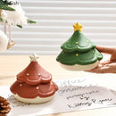 GobekUsa Christmas Tree Ceramic Ashtray - Creative Desktop Weed Tray Gift