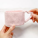 GobekUsa Love Handle Ceramic Cup | Breakfast Tea Coffee Mug | Office Valentine's Day Gift