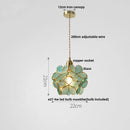 GobekUsa LED Glass Pendant Lights Modern Luxury Kitchen Living Room Decor