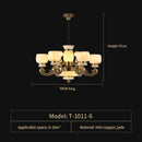 GobekUsa Jade Chandelier: Stylish Chinese Zen Living Room Lamp for Duplex Building by Guangdong Zhongshan