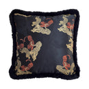 GobekUsa Chinoiserie Sunset Glow Landscape Accent Cushion Cover - Exquisite Retro Decor Pillowcase