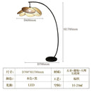 GobekUsa Japanese Rattan Floor Lamp for Villa Living Room Study Attic Lighting