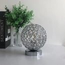 GobekUsa Crystal Table Lamp: Modern Desktop E27 LED Desk Lamp for Parlor, Bed Room, Bedside Cabinet