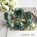 GobekUsa Blue Flower Stamen Berries Bundle for DIY Wedding Cake Decor