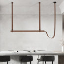 GobekUsa LED Chandelier for Dining Room Bar Kitchen - Minimalist Art Deco Hang Lamp