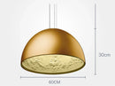 GobekUsa 3D Sky Garden Resin Chandelier with LED Lights in Black, White, Golden, and Coffee Colors