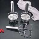 GobekUsa Double-layer Stainless Steel Potato Masher & Food Crusher for Kitchen Vegetable Fruit