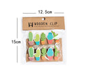 GobekUsa 50-Piece Mini Wooden Clips for Photos Crafts, 25mm Small Clothespin Decoration