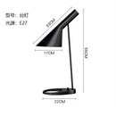 GobekUsa Arne Jacobsen Corner Floor Lamp Black White LED Modern Living Room Decor