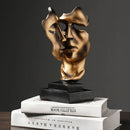 GobekUsa Abstract Face Sculpture Ornament for Home Decor and Wedding Gift