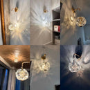 GobekUsa Crystal Pendant Chandelier for Bedroom Bathroom Modern Decor