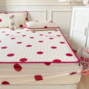 GobekUsa Double-Sided Cool Comforter Set: Ice Silk Duvet, Fitted Sheet, Pillowcase
