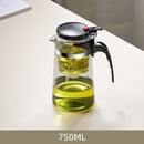 GobekUsa Glass Tea Pot with Infuser & Chinese Tea Set Deep Utensil
