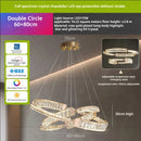GobekUsa Light Luxury Crystal Chandelier for Elegant Living & Dining Atmosphere