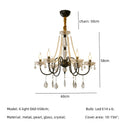 GobekUsa Crystal LED Chandelier Living Room Luxury Lighting E14 Pendant Lamparas