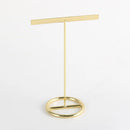 GobekUsa Golden Geometric Jewelry Display Rack - Desktop Storage & Home Decoration