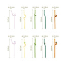 GobekUsa Glass Straws: Reusable Heat-Resistant Long Drinking Straws, Wholesale for Milk Tea
