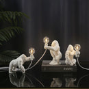 GobekUsa King Kong Gorilla Resin Table Lamp Night Light for Baby's Bedroom