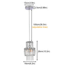 GobekUsa Crystal Glass Ceiling Chandelier for Bright Home Hotel Decor