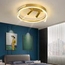 GobekUsa Gold LED Ceiling Lights Remote Control Dimmable Living Room Kitchen Lighting