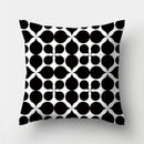 GobekUsa Geometric Stripes Pillowcase 45x45cm Polyester Cushion Cover for Living Room