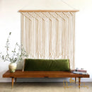 GobekUsa Bohemian Macrame Curtain Tapestry for Door/Window/Wall, Wedding Home Decor